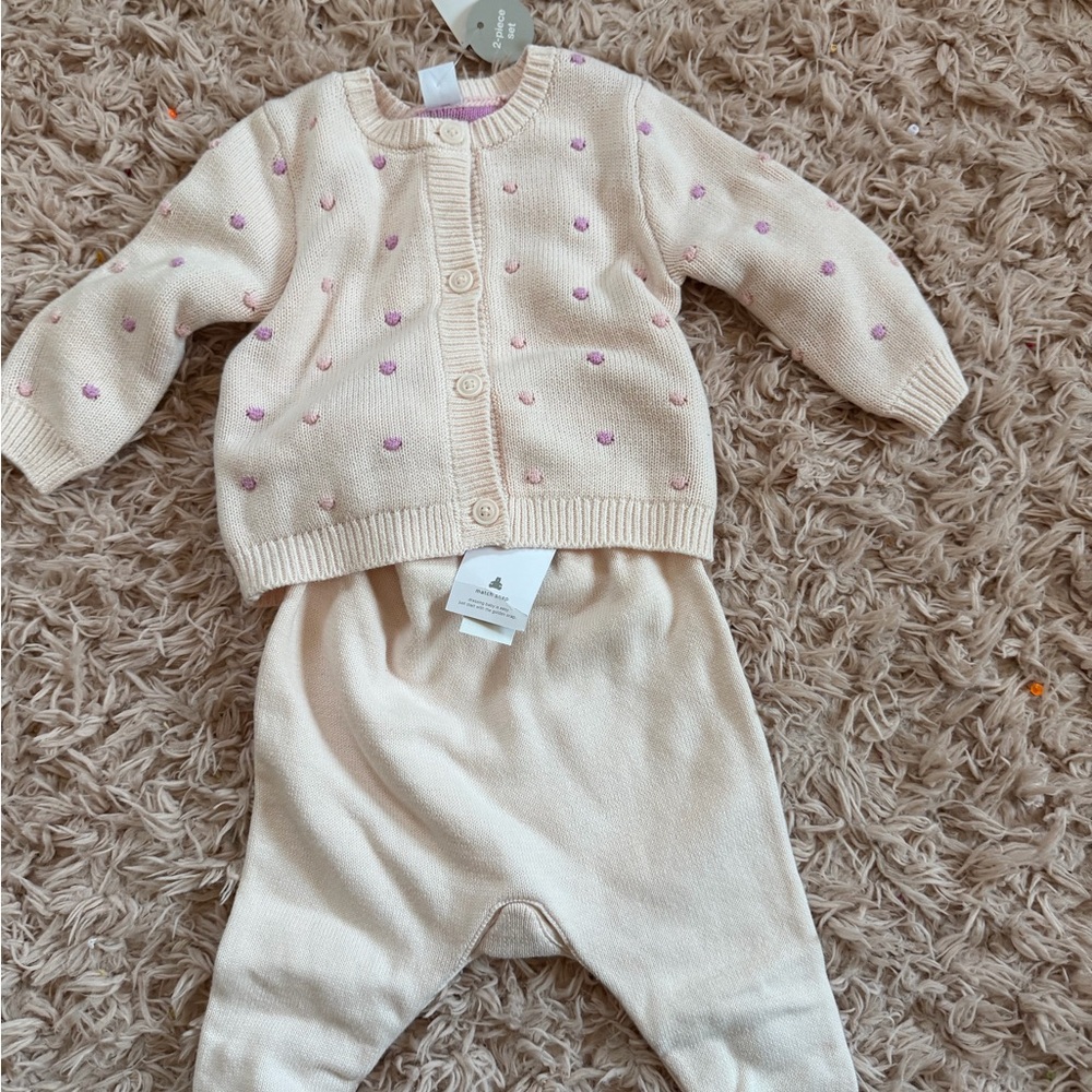 Baby Gap  Pink Polka Dot Baby Outfit